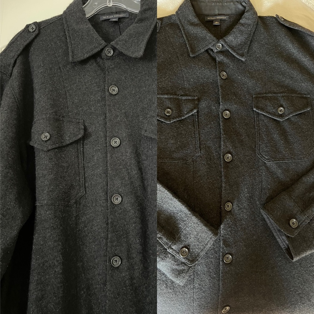 Banana Republic Men’s Wool Shirt sz XL